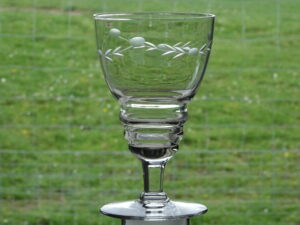 Série de 6 verres Art déco Saint Antoine Nouvion-en-Thièrache